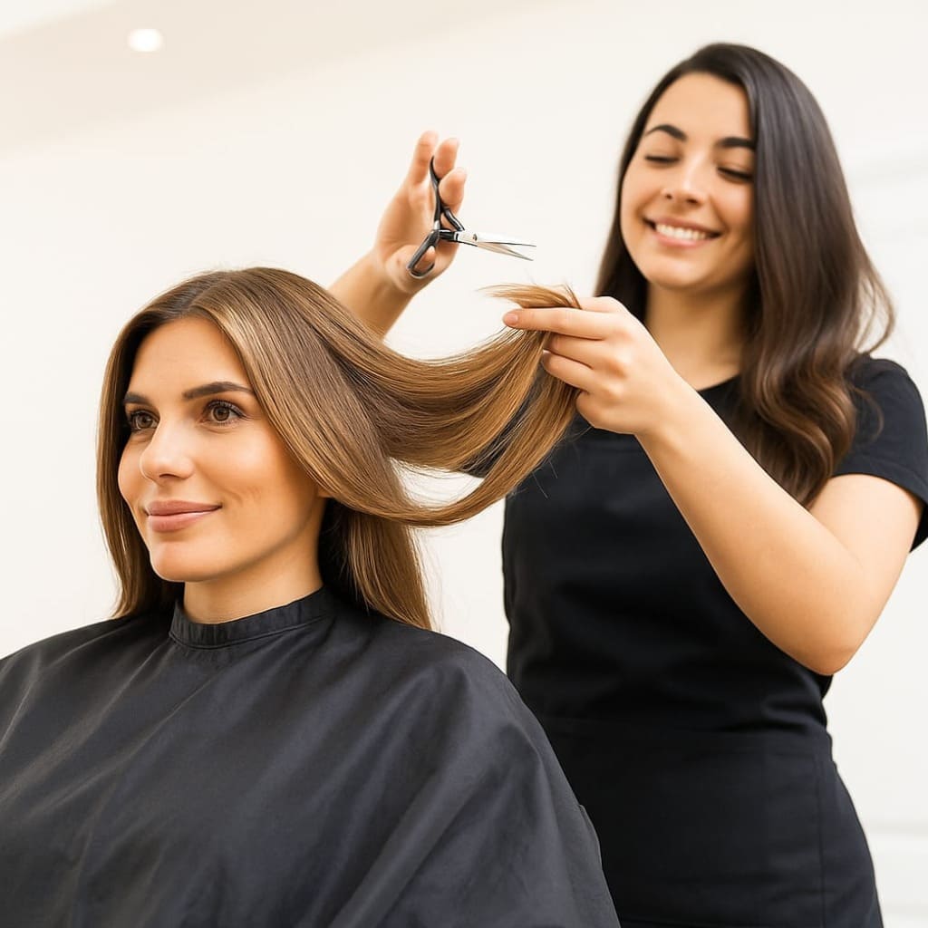 Hair Styling at Radiance Salon