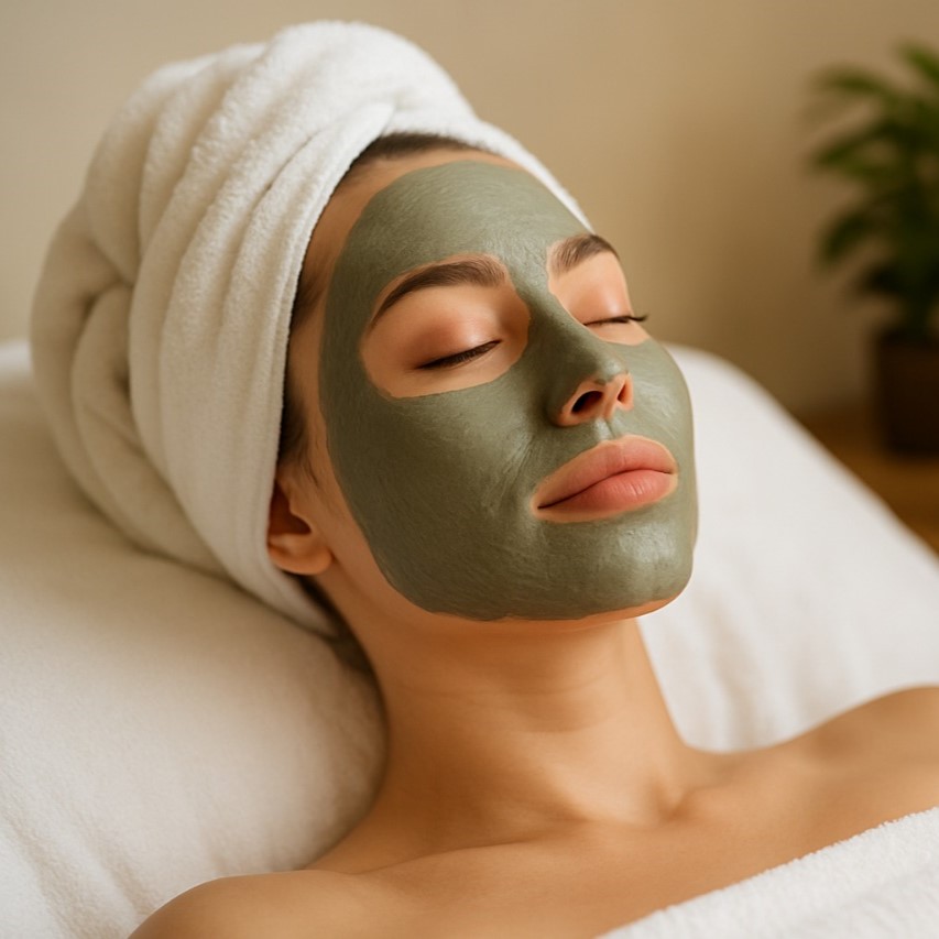 Professional facial treatment at Radiance Salon
