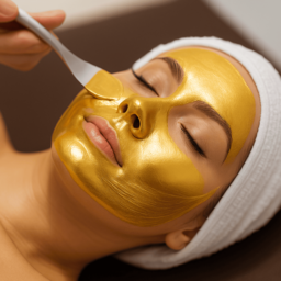Professional facial treatment at Radiance Salon